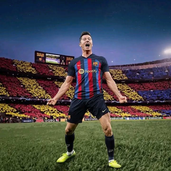 Robert Lewandowski officially new Barcelona player